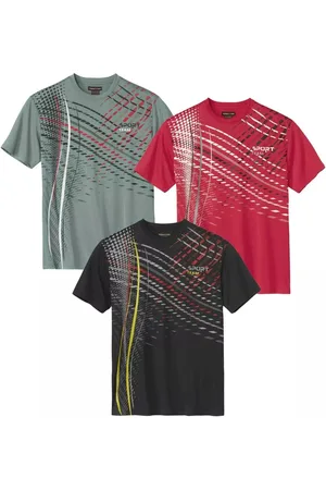Atlas For Men Heren actief t-shirt (pak van 3)