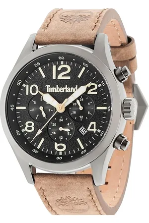 Timberland Leren horloge met quartz mechanisme