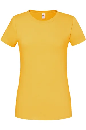 Fruit Of The Loom Dames iconic 190 t-shirt