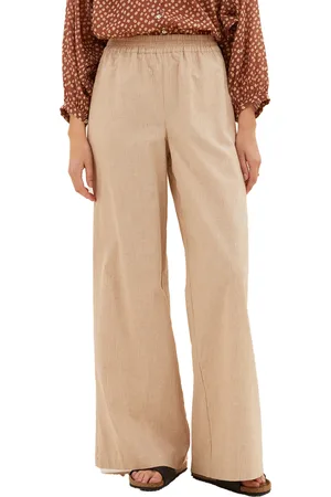 BY-BAR Randy lurex stripe pants copper