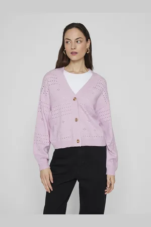 VILA Viril v-neck l/s knit cardigan no