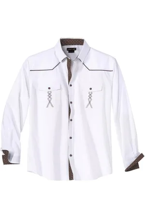 Atlas For Men Heren poplin overhemd