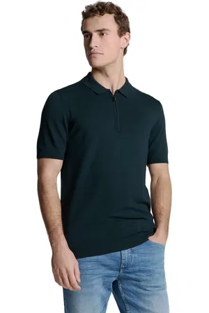 No Excess Pullover short sleeve polo zip soli night