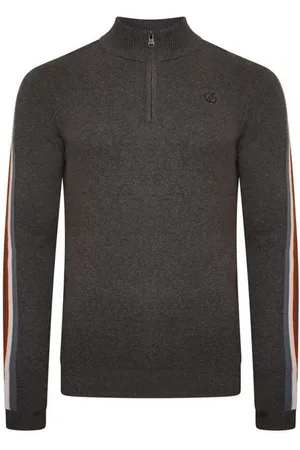 Dare 2B Heren dutiful ii stripe marl half zip sweatshirt