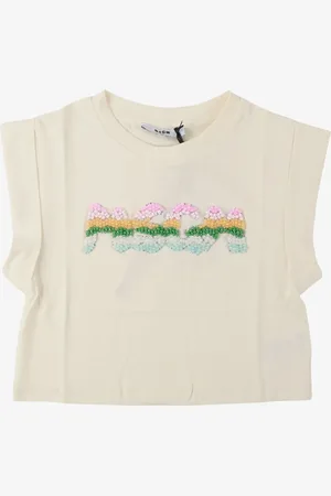 Msgm Meisjes t-shirt cream