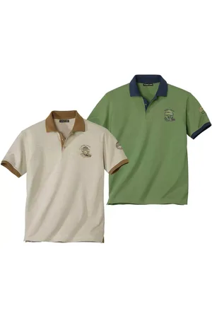 Atlas For Men Herenpolo met korte mouwen (set van 2)