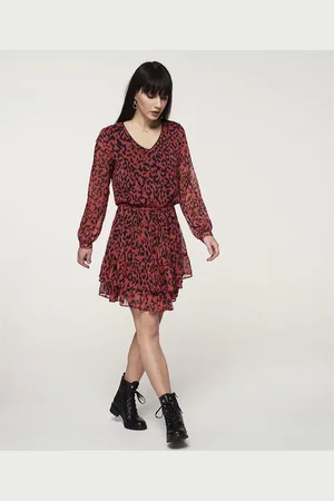 JACQUELINE DE YONG Jdypepper 78 wrap dress dessin