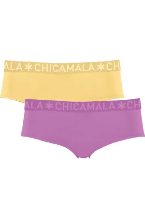 Muchachomalo Girls 2-pack hipster solid