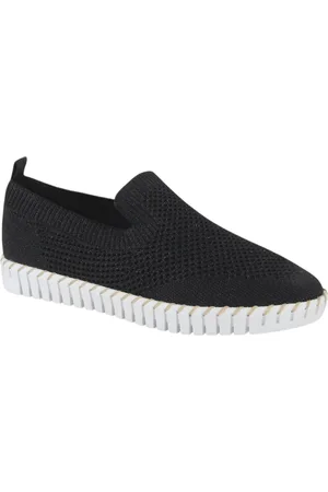 La Strada 24039-4500 black/silver dames instappers sportief