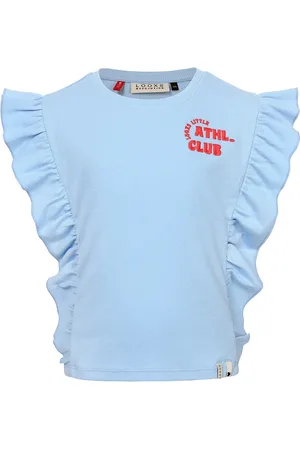 LOOXS Revolution Zomer t-shirt meisjes rib ruffel