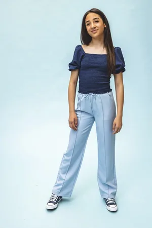 LOOXS Revolution Sporty pantalon blue pastel voor meisjes in de kleur