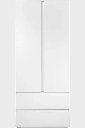 CALICOSY Kast met 2 deuren en 2 laden l80 x h191 x p55 cm