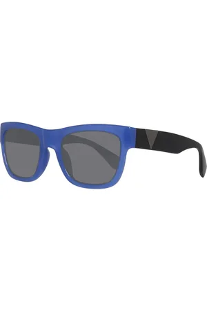 Guess Blauwe plastic zonnebril voor dames 54mm