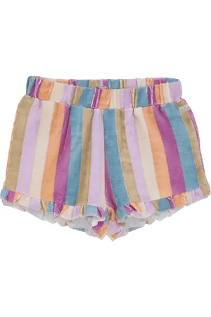 Daily7 Zomer short meisjes burgundy terry streep