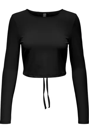 ONLY Homie on ls cropped rib tee 15339356 black
