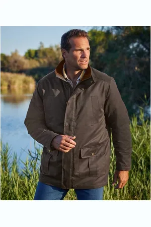 Atlas For Men Faux suede parka heren