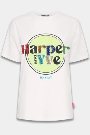 Harper & Yve Hotstuff-ss off-white