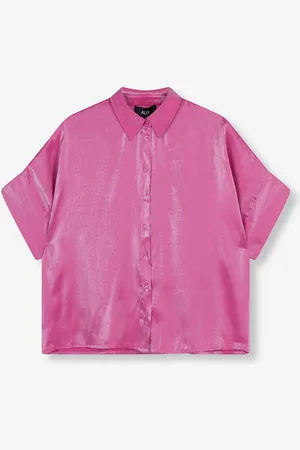 Alix the label Shine boxy blouse pink
