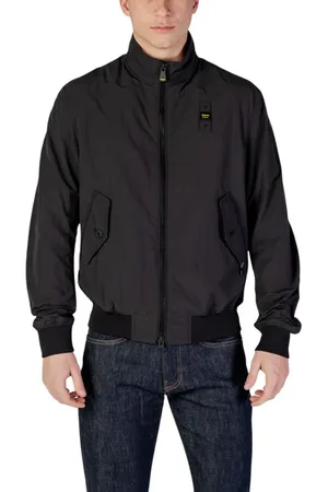 Blauer Windbreaker heren