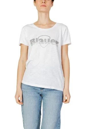 Blauer T-shirt dames