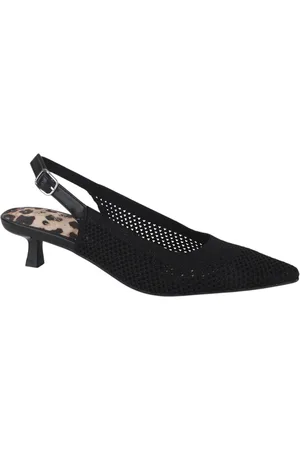 La Strada 2403346-4500 black/silver knitted dames pumps