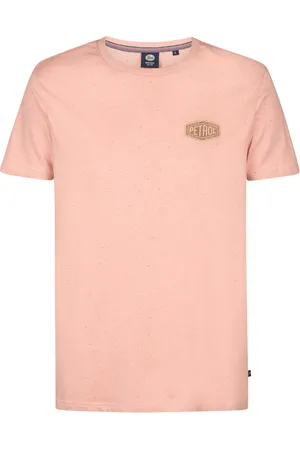 Petrol Industries Men t-shirt ss classic print m-1050-tsr614 3171 dusty peach