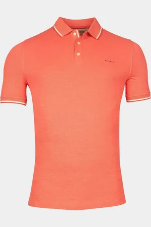 Baileys Polo korte mouw poloshirt 2-tone oxford piqu 515293/33