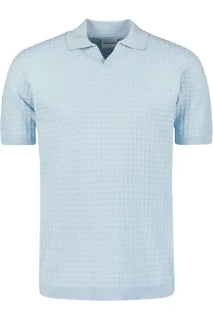 No Excess Pullover short sleeve polo v solid cloud