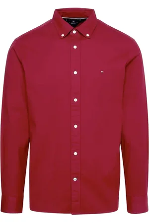 Tommy Hilfiger Menswear casual overhemd met lange mouwen