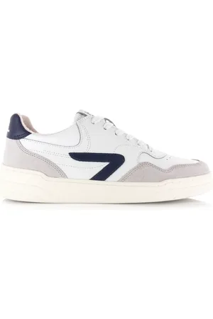 Hub Court | white/blue/ice/ivory lage sneakers heren