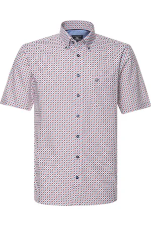Campbell Casual overhemd met korte mouwen