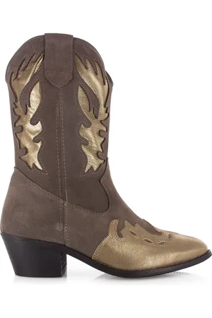 DWRS Dwrs bella elefante/smoke cowboy laarzen dames