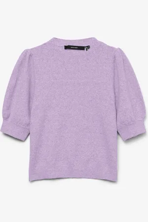 VERO MODA Vmdoffy 2/4 o-neck pullover ga noos 10278313 orchid bloom