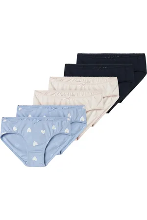 NAME IT Meisjes slips nkfbriefs hartjes 6-pack multicolor