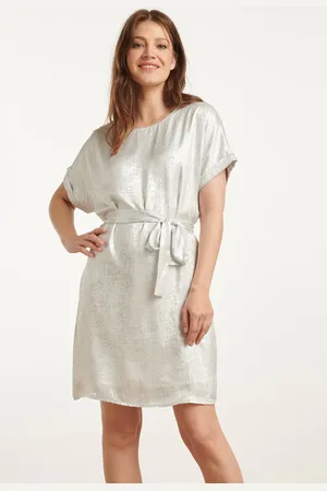 Smashed Lemon 25111 metallic zomerjurk |