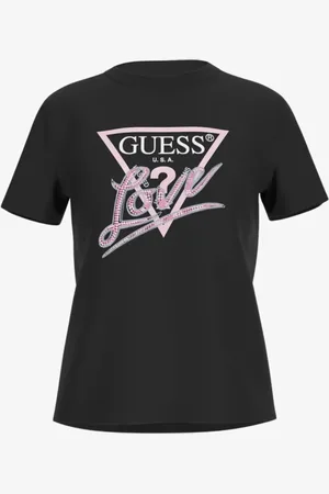 Guess Dames t-shirt love triangle