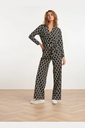 Smashed Lemon 24815 grafisch geprinte travel kwaliteit jumpsuit |