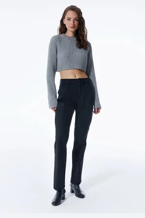 Cup of Joe Straight cargo; %97 co-%3 ea; 3; denim black denim