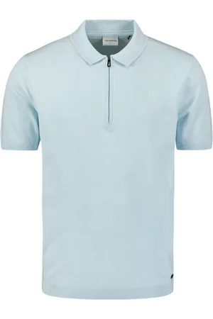 No Excess Pullover short sleeve polo zip soli ice