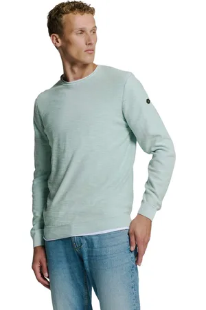 No Excess Pullover crewneck garment dyed + st ice