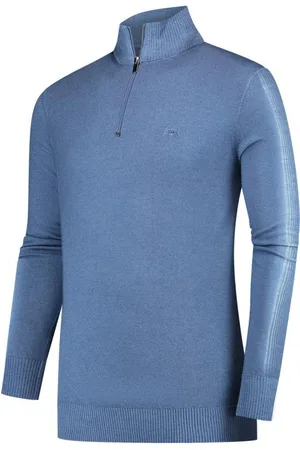 Circle of Gentlemen Alonzo 100% merino pullover met rits
