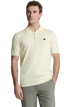 No Excess Pullover short sleeve polo button s offwhite