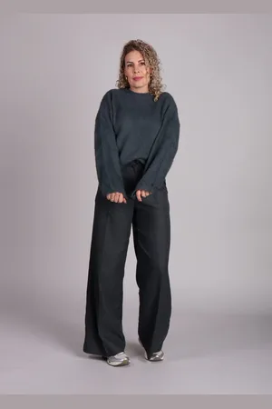 FRNCH Philo pantalon wide leg pantalon