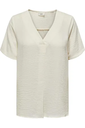 JACQUELINE DE YONG Divya s/s top wvn noos 15291432 cloud dancer