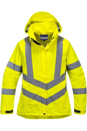 Portwest Dames regen hi-vis ademend jasje
