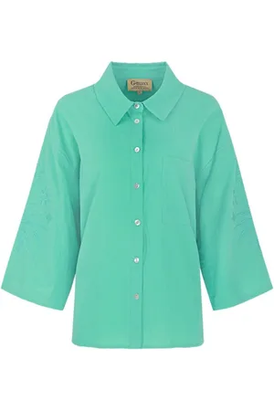 g-maxx Blouse isaline pool blue