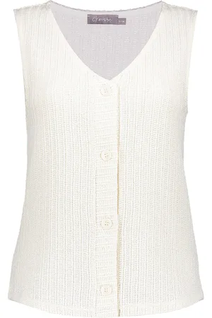 Geisha 54350-41 singlet knit h buttons