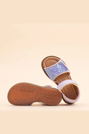 Bisgaard Sandal aida lavender glitter kids meisjes leer