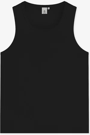 Law Of The Sea Loop ribbed tanktop 10215 100 black