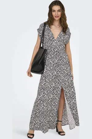 ONLY Onlmindy s/s v-neck maxi dress wvn